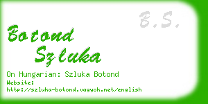 botond szluka business card